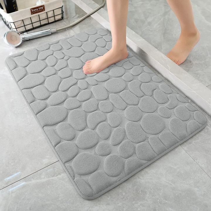 Embossed Bathroom Door Mat