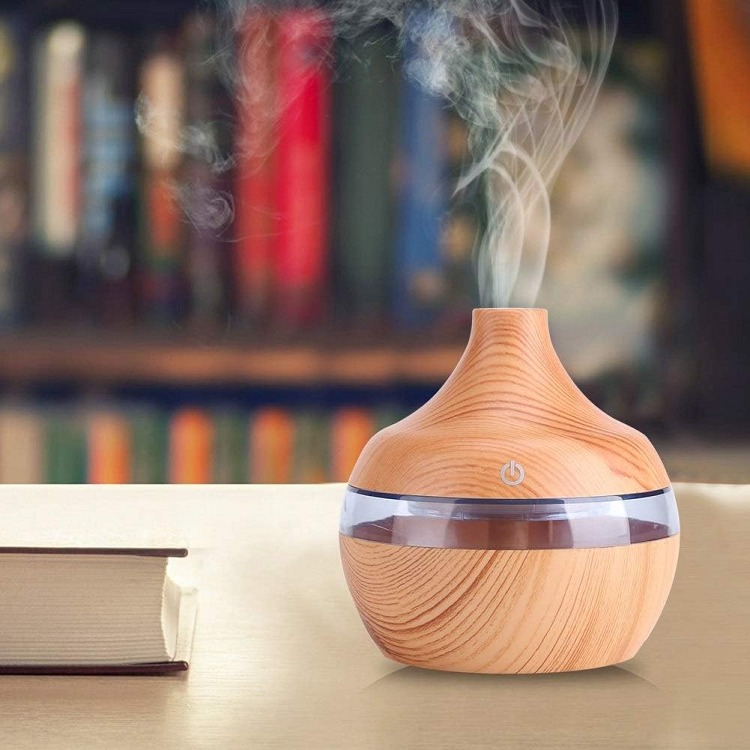 Wooden Round Humidifier - 300ml