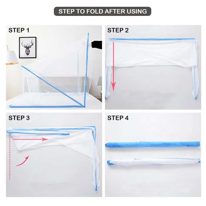 Single Bed Foldable Mosquito Net