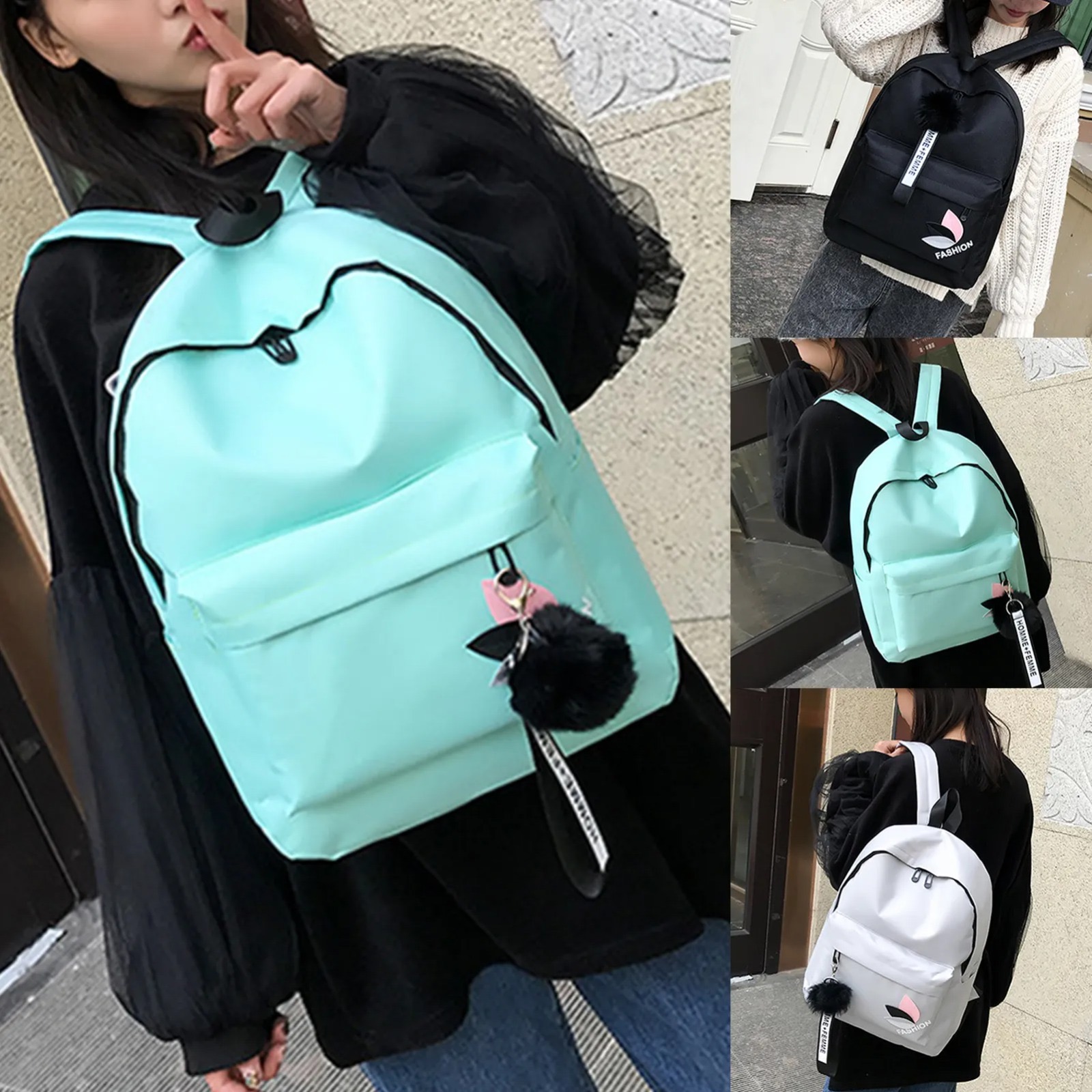 Felly Canvas Korean Backpack