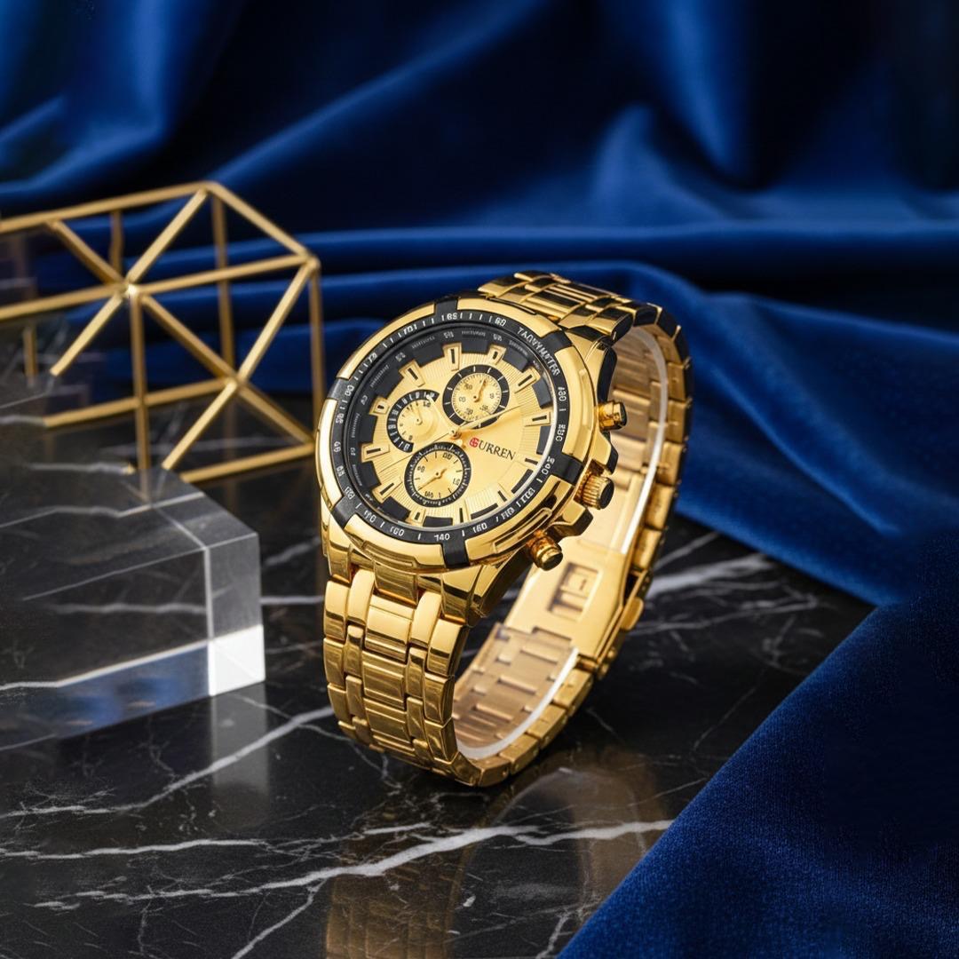 CURREN STEEL GENTS WATCHES FOR MEN