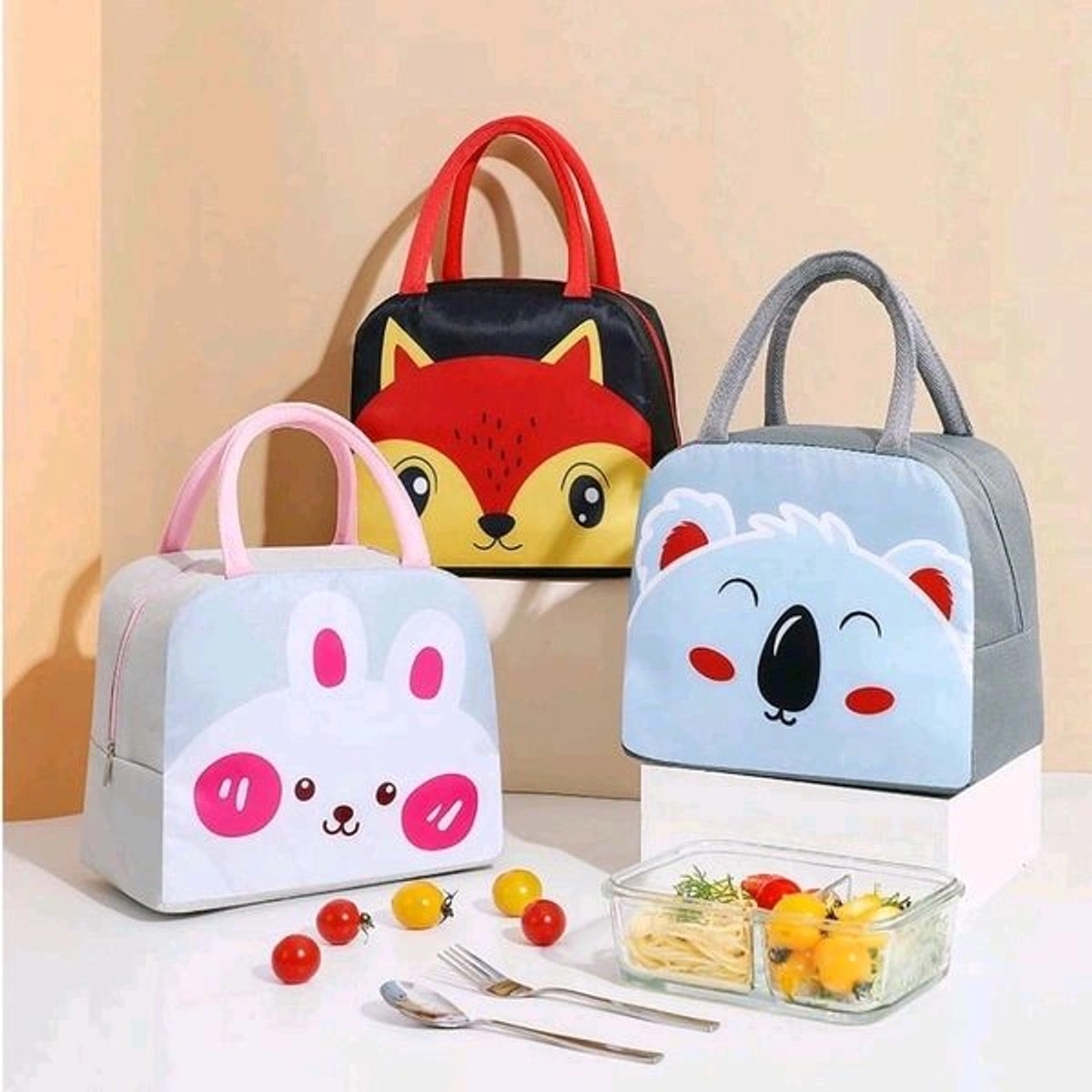 Kids Animal Design Lunch Bag
