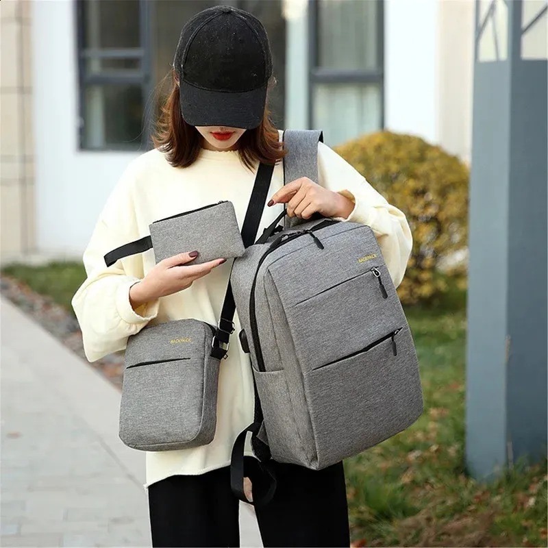 3 Pcs Travel Backpack - Unisex