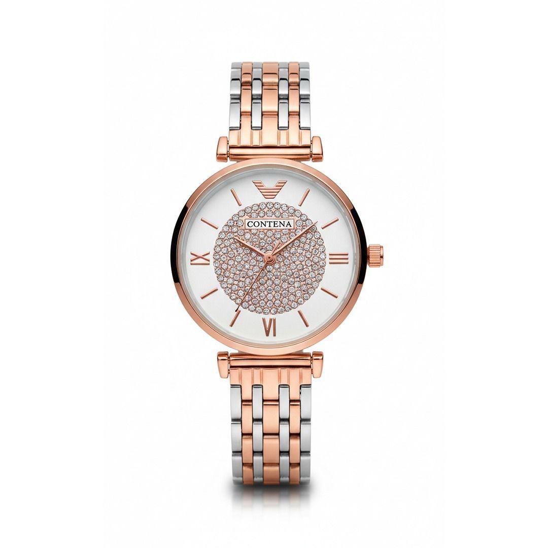 CONTENA BRAND LUXURY STEEL WATCHES FOR WOMEN