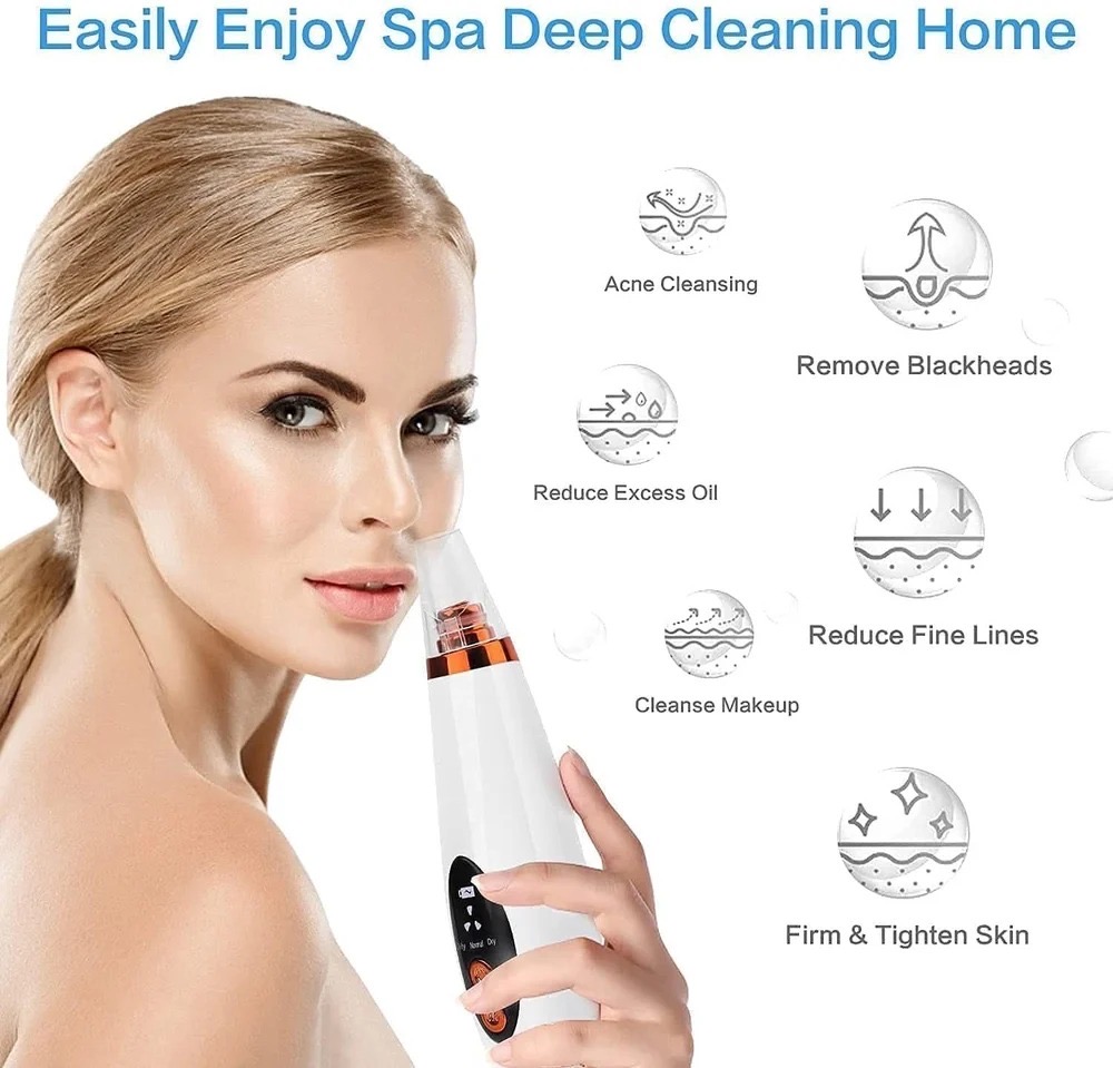 Rechargeable Derma Suction - 6 In 1