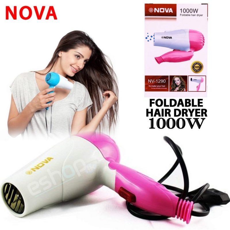 Foldable NOVA Hair Dryer 1000W