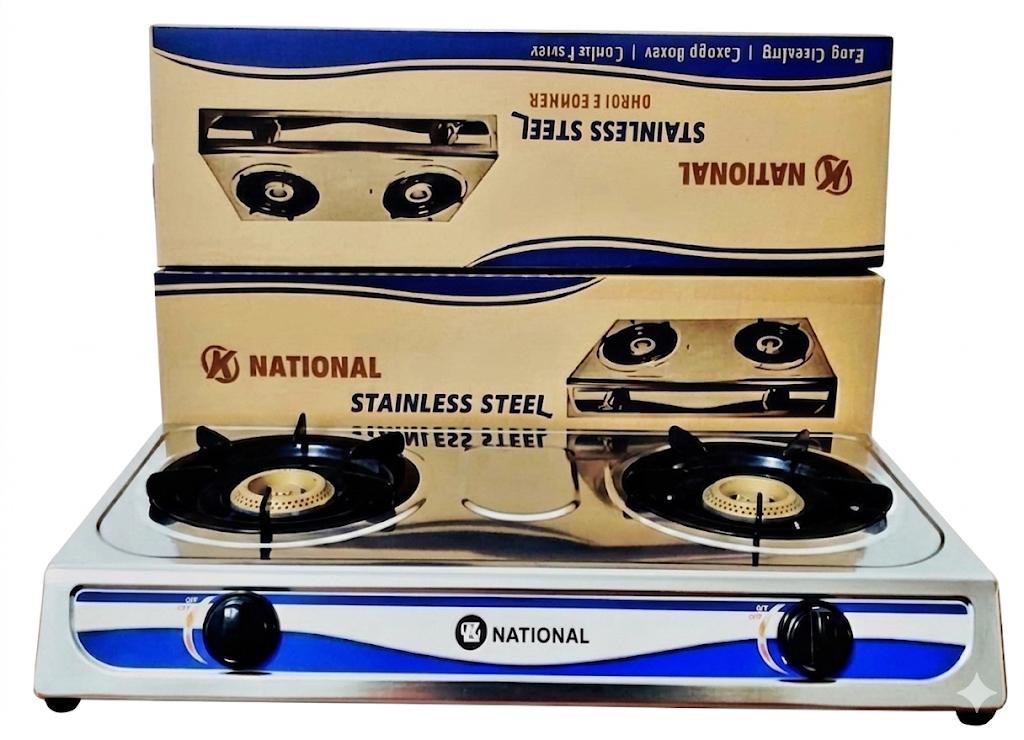 National 2burner Stove Gas cooker
