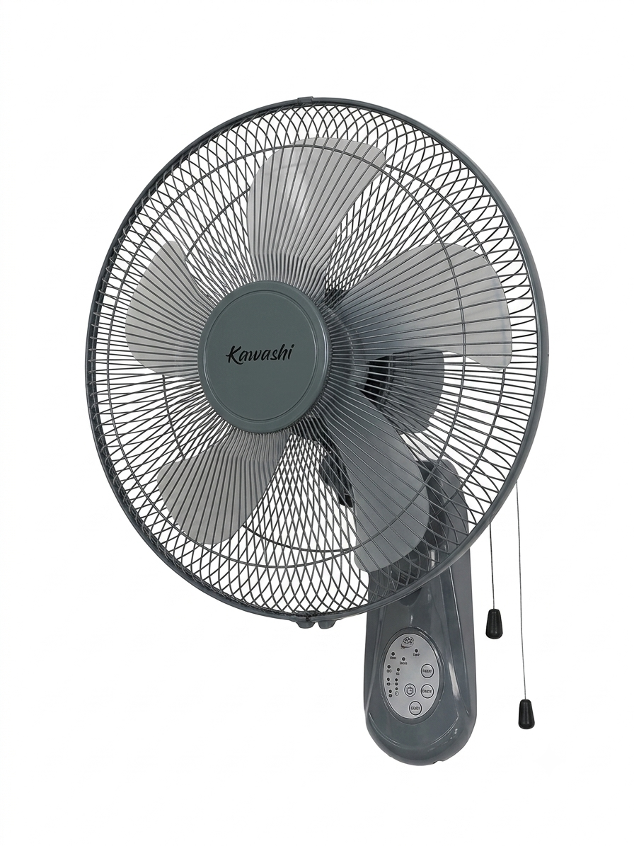Kawashi Wall Fan With Remote Control 16”