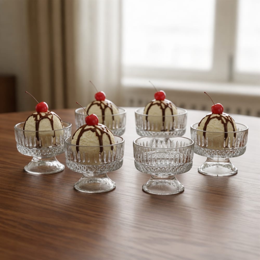 6pcs - Ice cream cup set - 145ml